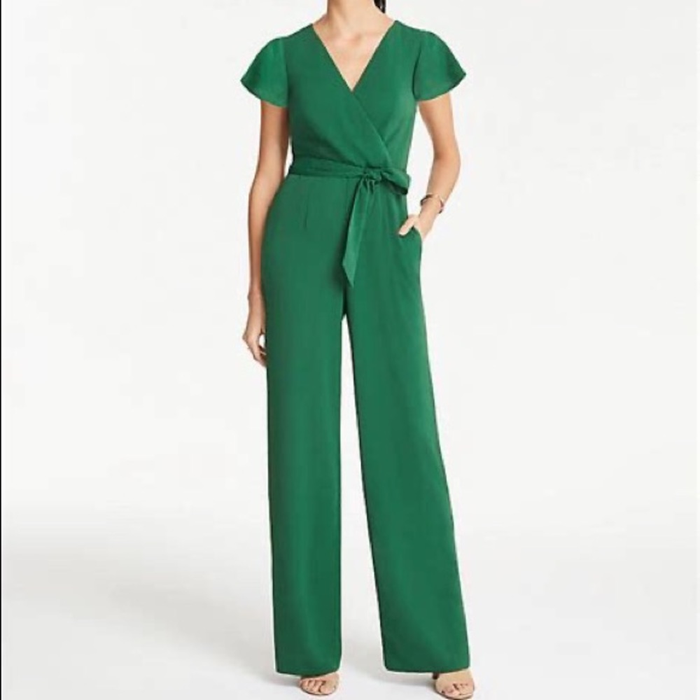 Stunning Green Ann Taylor Jumpsuit